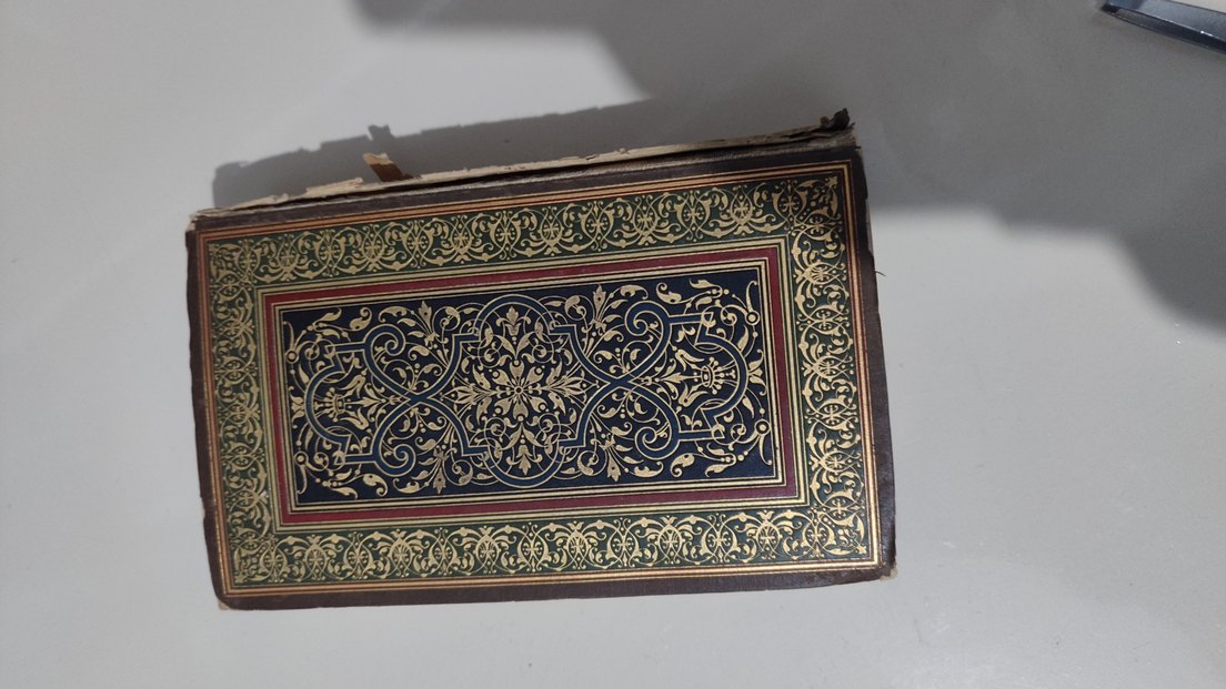 1888 Basım Eski Almanca Şiir Kitabı Antika - Görsel 3