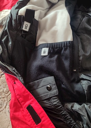 Kayak Pantolonu Montu Eldiveni Takım Siyah Kırmızı - Görsel 4