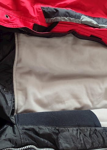 Kayak Pantolonu Montu Eldiveni Takım Siyah Kırmızı - Görsel 8