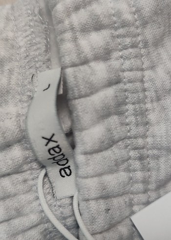 Addax Gri Eşofman Wide Leg - Görsel 2