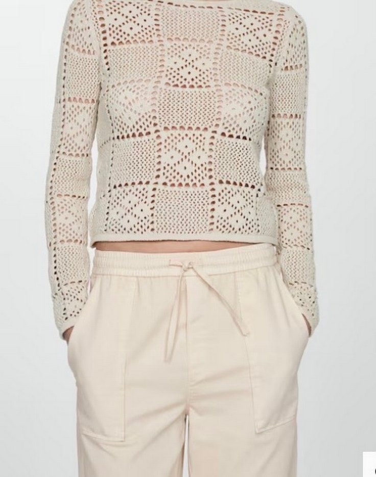 Mango Yeni Etiketli Bej  Straight Fit Jeans % 100 Pamuktur - Görsel 2