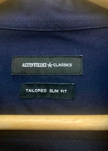 Altınyıldız Erkek Tailored Slim Fit lacivert  Uzun Kollu Gömlek - Görsel 2