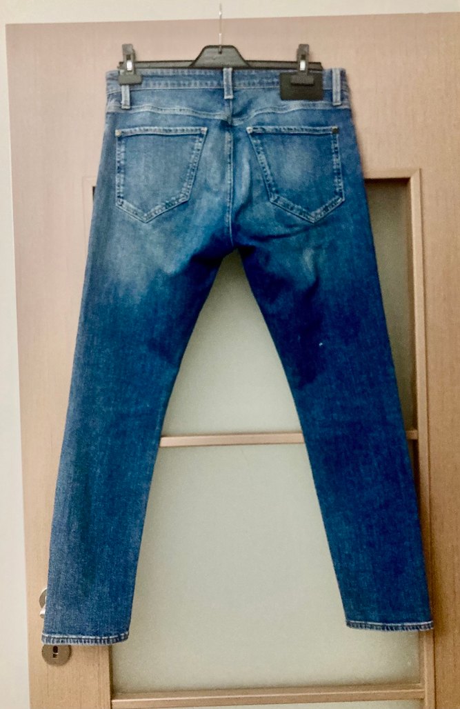 Erkek Mavi James Skinny model az kullanılmış jeans - Görsel 3