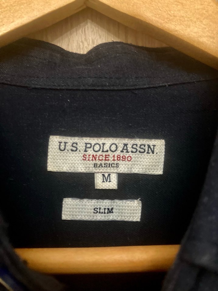 U.S Polo marka Lacivert Slim gömlek - Görsel 3