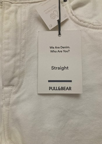 Pull &Bear marka yeni etiketli straight fit jean - Görsel 2