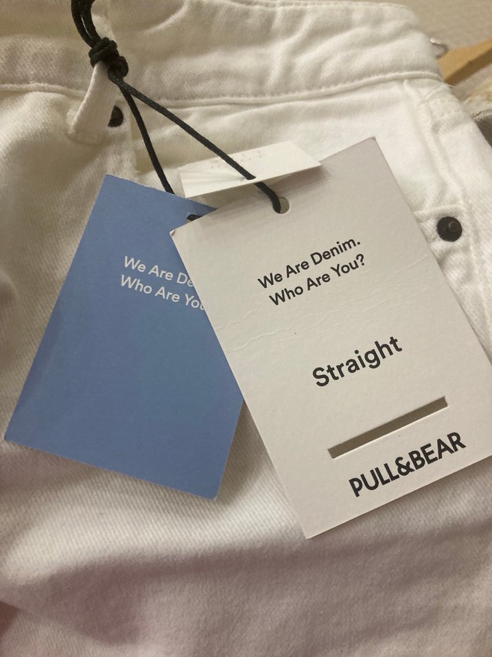 Pull &Bear marka yeni etiketli straight fit jean - Görsel 3