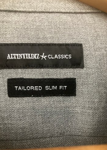 Altınyıldız marka çok iyi durumda açık Gri renkte Erkek Gömlek - Görsel 2