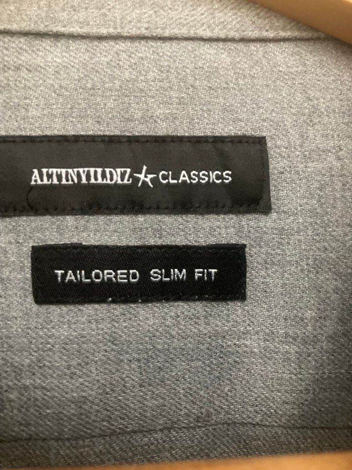 Altınyıldız marka çok iyi durumda açık Gri renkte Erkek Gömlek - Görsel 2