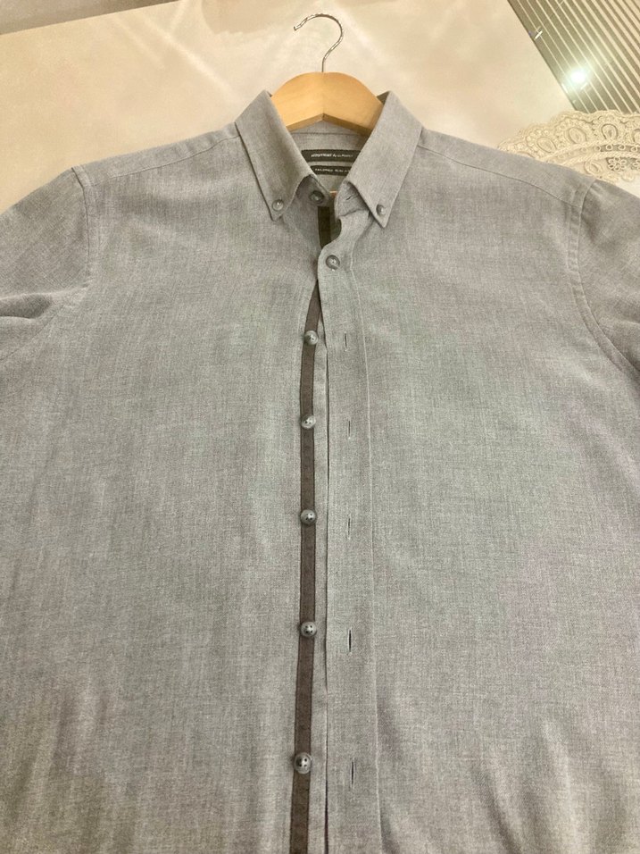 Altınyıldız marka çok iyi durumda açık Gri renkte Erkek Gömlek - Görsel 3