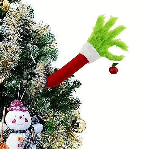 Yılbaşı Ağaç Süsü Grinch Kolu