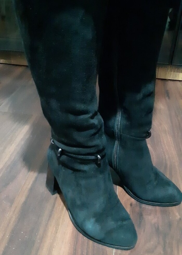 Bayan süet çizme - Görsel 2