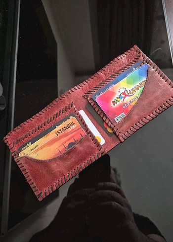 Deri erkek cüzdanı - Görsel 2