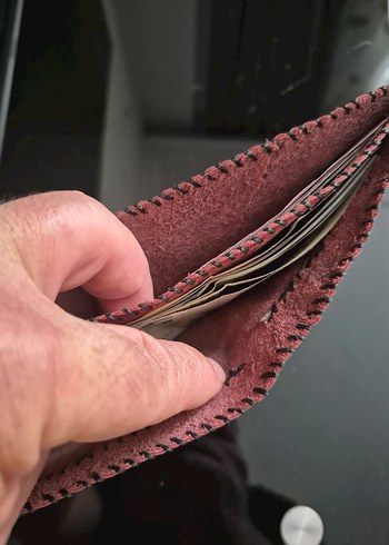 Deri erkek cüzdanı - Görsel 6