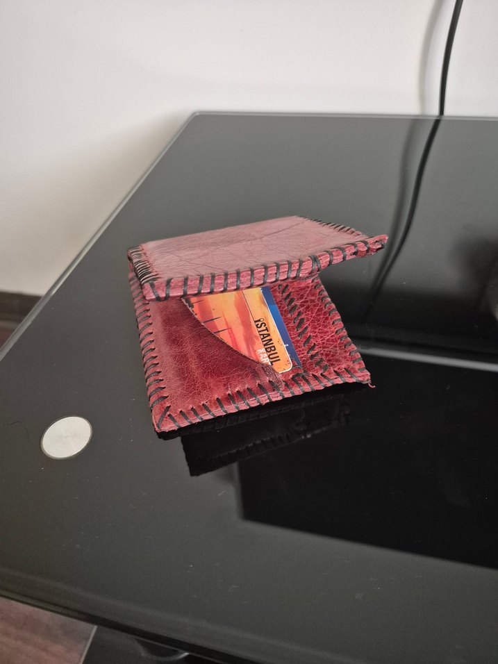 Deri erkek cüzdanı - Görsel 5