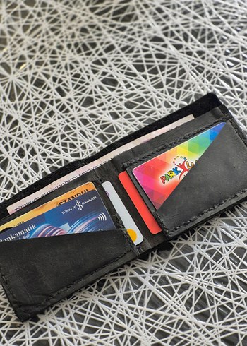 Deri cüzdan el yapımı - Görsel 2