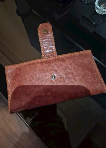 Kahverengi Deri Tokalı Kadın Portföy Cüzdan
anne cüzdanı - Görsel 3