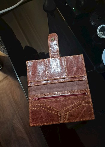 Kahverengi Deri Tokalı Kadın Portföy Cüzdan
anne cüzdanı - Görsel 2