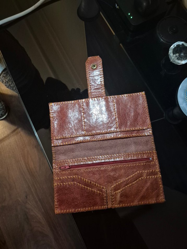 Kahverengi Deri Tokalı Kadın Portföy Cüzdan
anne cüzdanı - Görsel 2