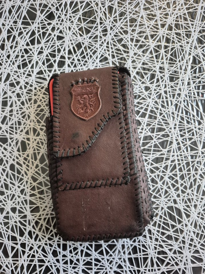 Kahverengi Biker telefon taşıma çantası. Kemere takılabilen. - Görsel 3