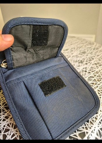 Mavi Baskılı Erkek Omuz Çantası - Görsel 4