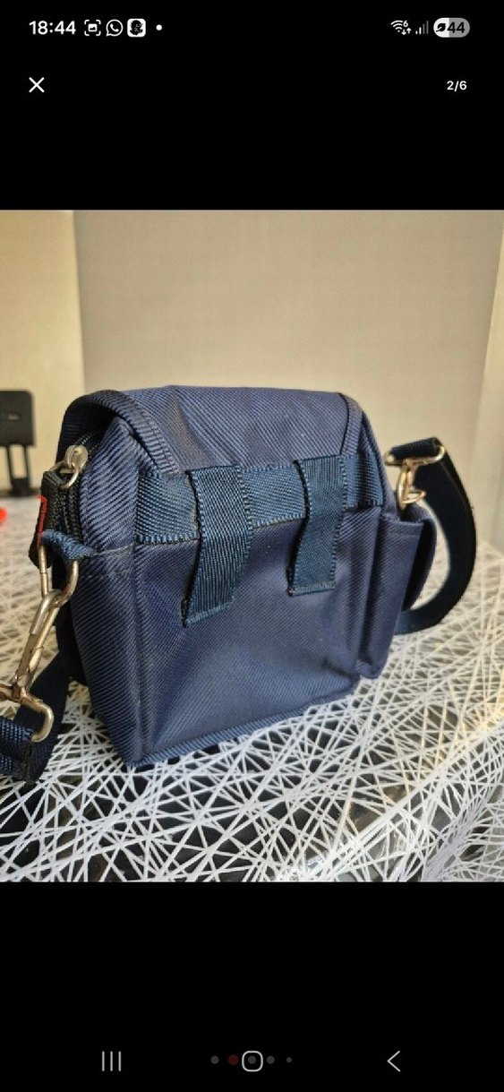 Mavi Baskılı Erkek Omuz Çantası - Görsel 3