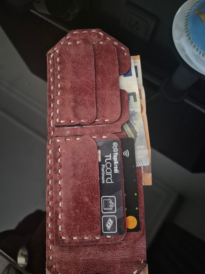 Levi's Erkek Vintage Baskılı Kahverengi Cüzdan — görsel 3/4