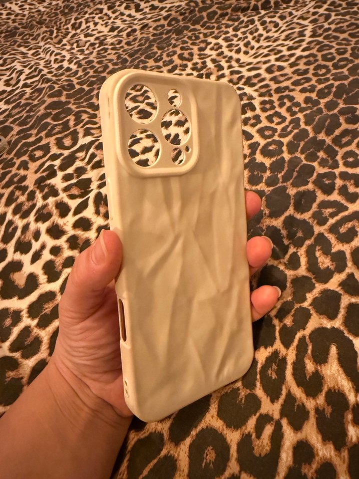 Bej Kürklü Bohem iphone 16 pro max Telefon Kılıfı - Görsel 2