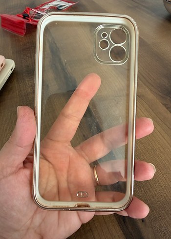 Bej Şeffaf Bohem iphone 11 Telefon Kılıfı - Görsel 2