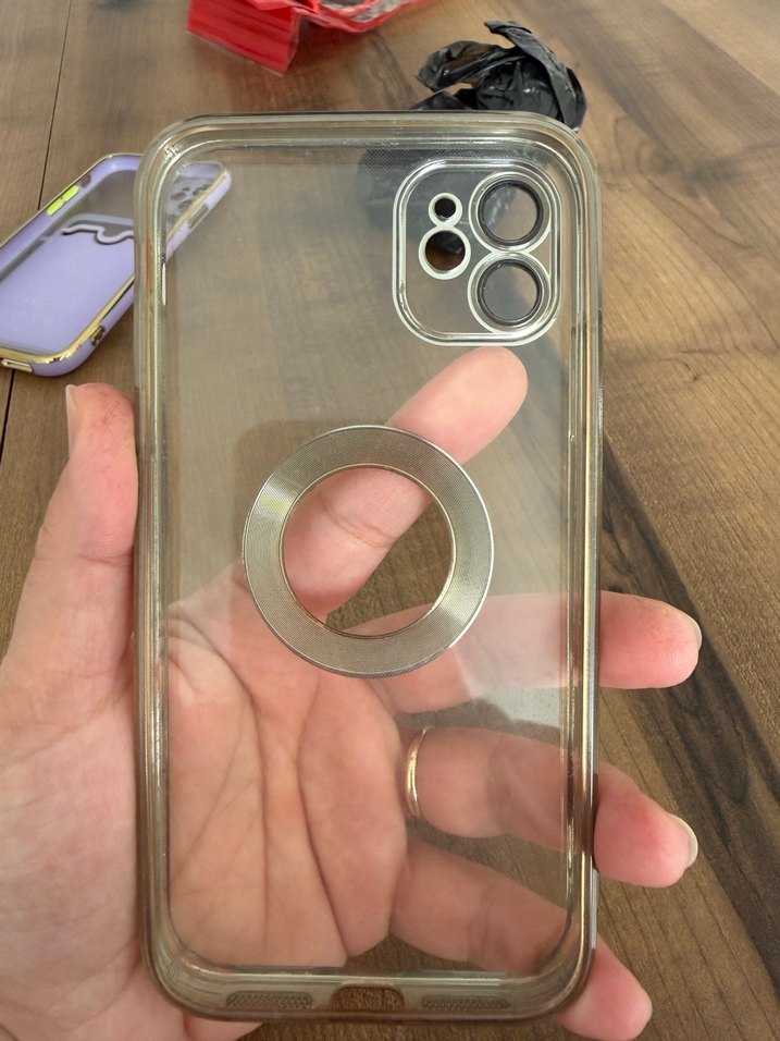 Bej Şeffaf Bohem iphone 11 Telefon Kılıfı - Görsel 2
