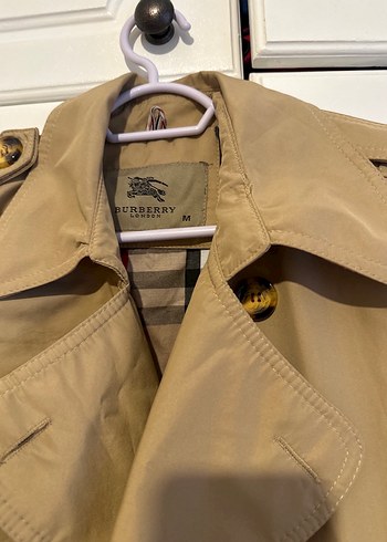 Bej Uzun Kemerli Kadın Trençkot - Görsel 2