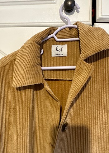 Kahverengi Süet Kemerli Uzun Kadın Kaban - Görsel 2