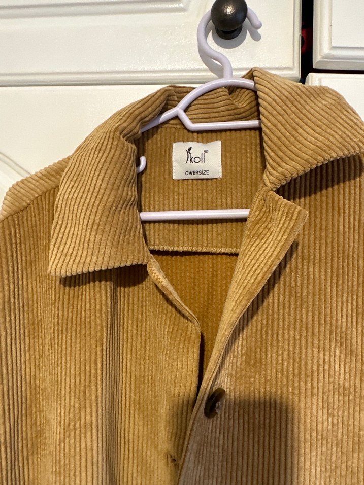 Kahverengi Süet Kemerli Uzun Kadın Kaban - Görsel 2