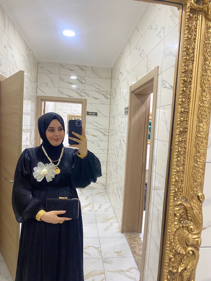 Uzun Siyah Gotik Kadın Elbise - Görsel 2