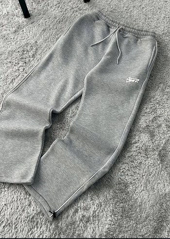 universal Beden gri Renk Unisex baggy eşofman