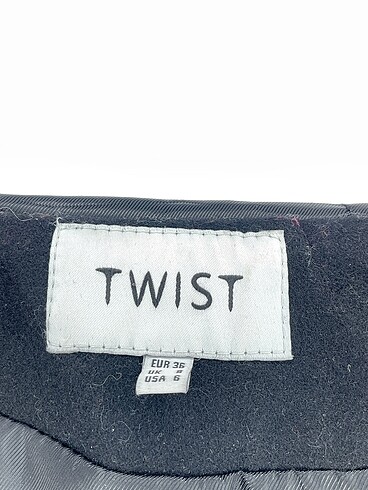 36 Beden siyah Renk Twist Kaban %70 İndirimli.