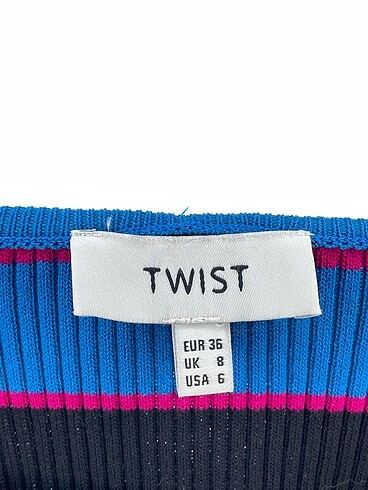 36 Beden çeşitli Renk Twist Midi Etek %70 İndirimli.
