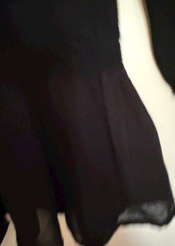 Kız Çocuk Siyah Düğmeli Uzun Kollu Bolero - Görsel 4