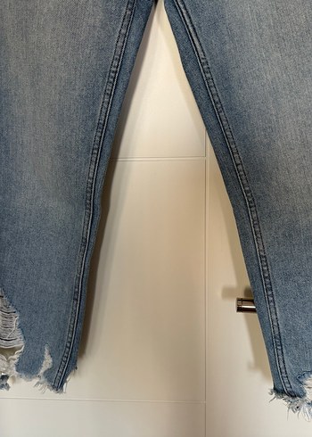 Mango Organic Cropped Mom Jean - Görsel 2