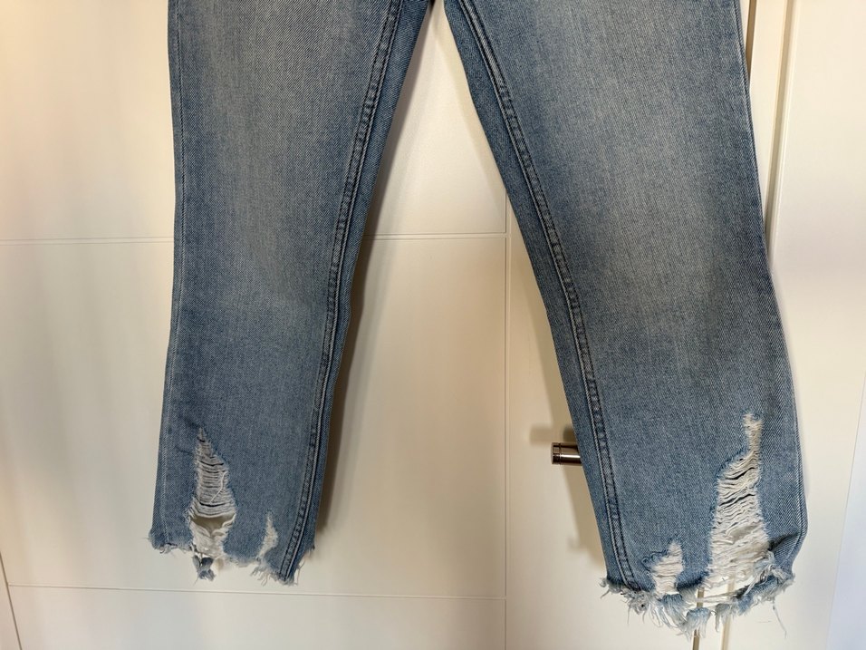 Mango Organic Cropped Mom Jean - Görsel 2