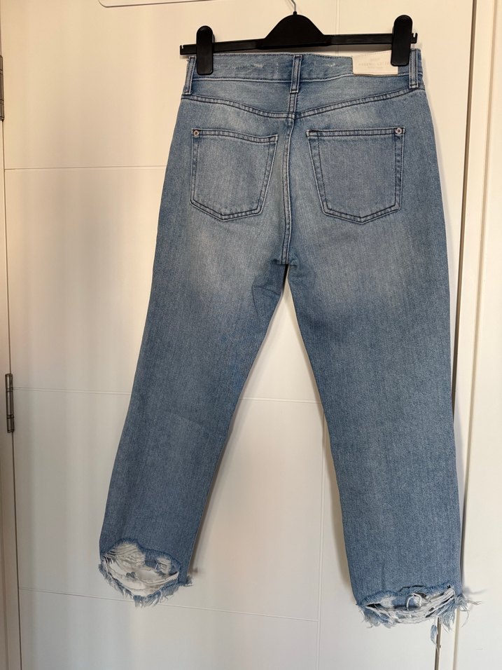 Mango Organic Cropped Mom Jean - Görsel 3