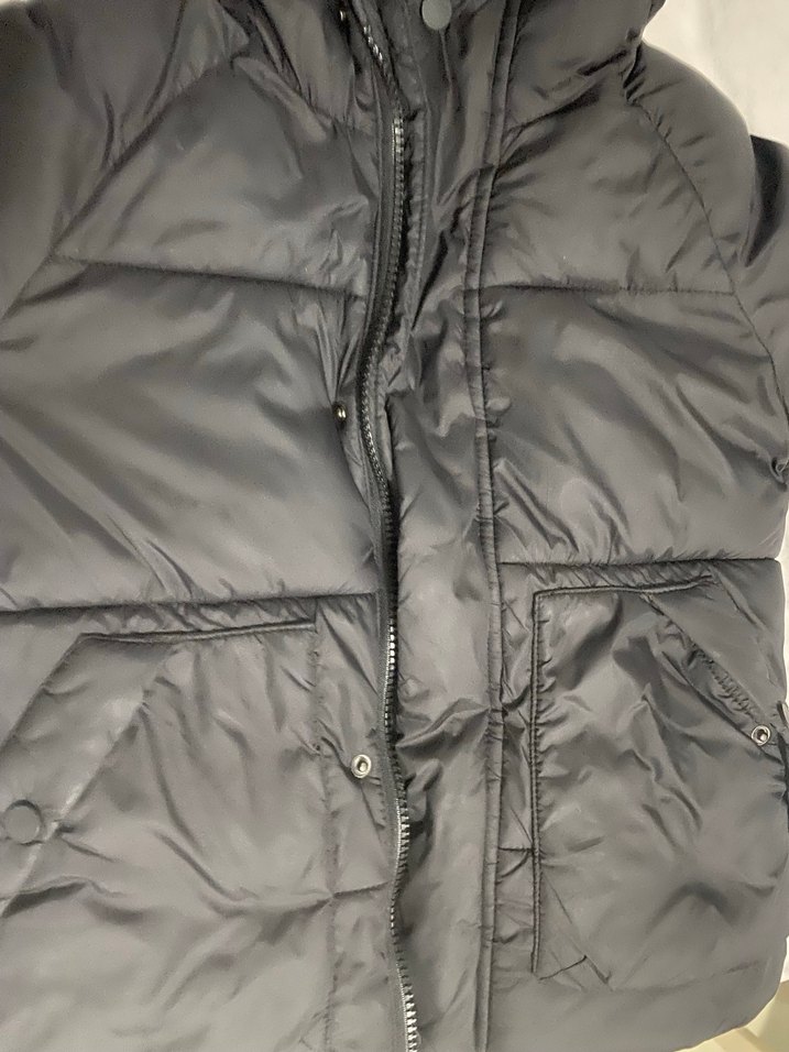 ZARA Siyah Kapüşonlu Erkek Çocuk Kaban - Görsel 5