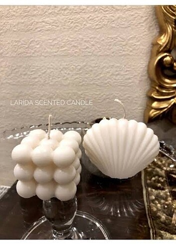  Beden çeşitli Renk İkili set istiridye ve bubble mum 