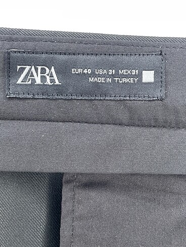 40 Beden siyah Renk Zara Düz Kesim p İndirimli.