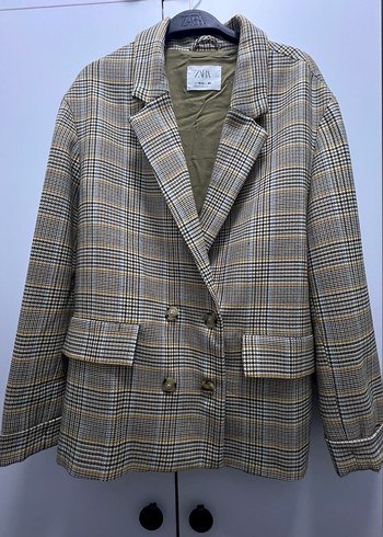 Zara Desenli Blazer ve etek takımı - Görsel 3