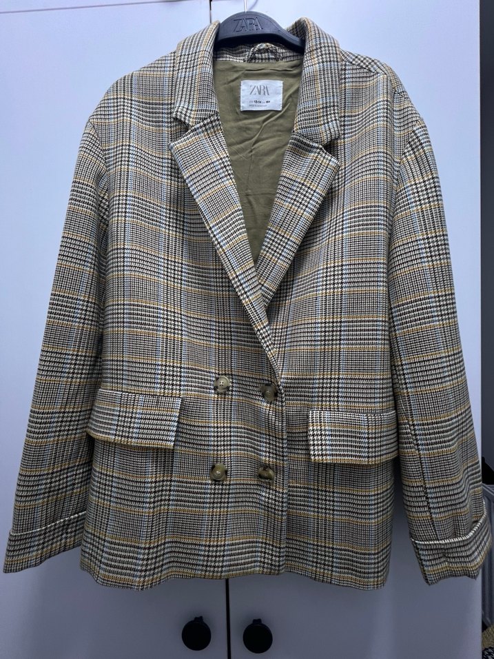 Zara Desenli Blazer ve etek takımı - Görsel 3