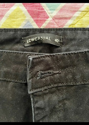 Siyah Kadın Salaş Midi Kot Pantolon - Görsel 3