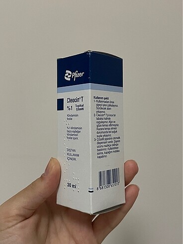 Diğer Cleocin T akne kurutucu