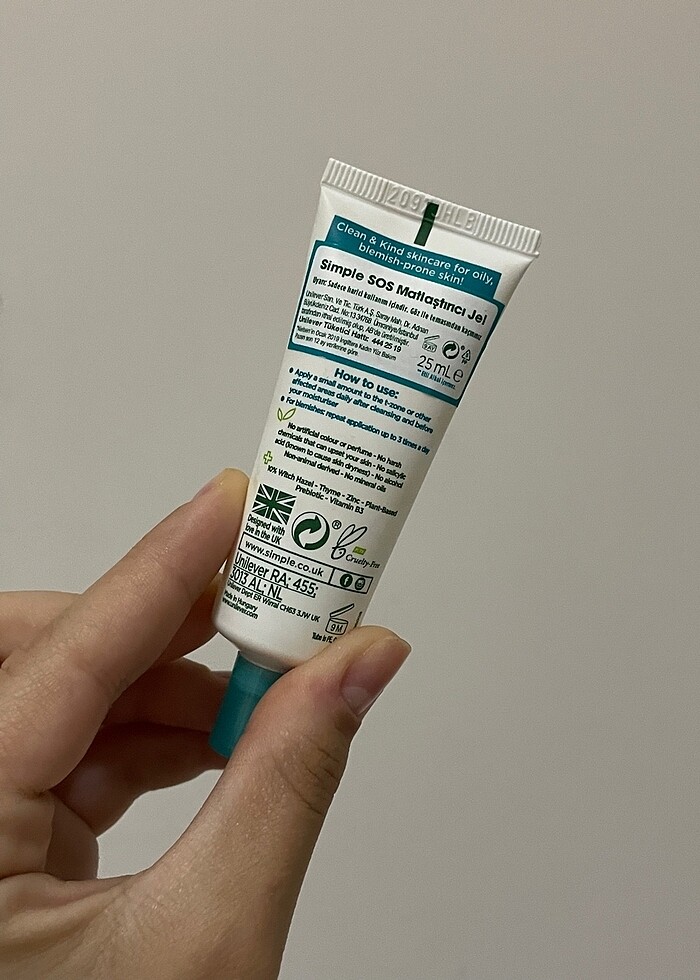 Simple SOS matlaştırıcı jel - Görsel 2