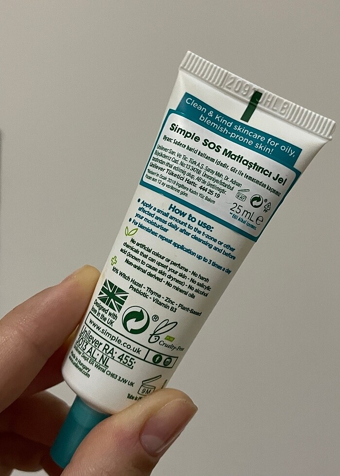 Simple SOS matlaştırıcı jel - Görsel 3