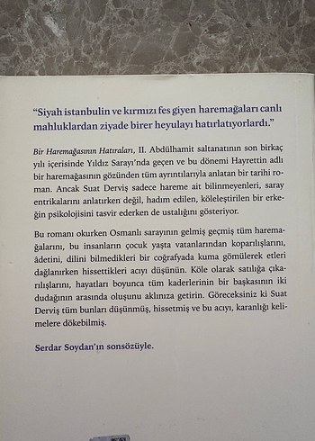 Bir Haremağasının Hatıraları - Suat Derviş